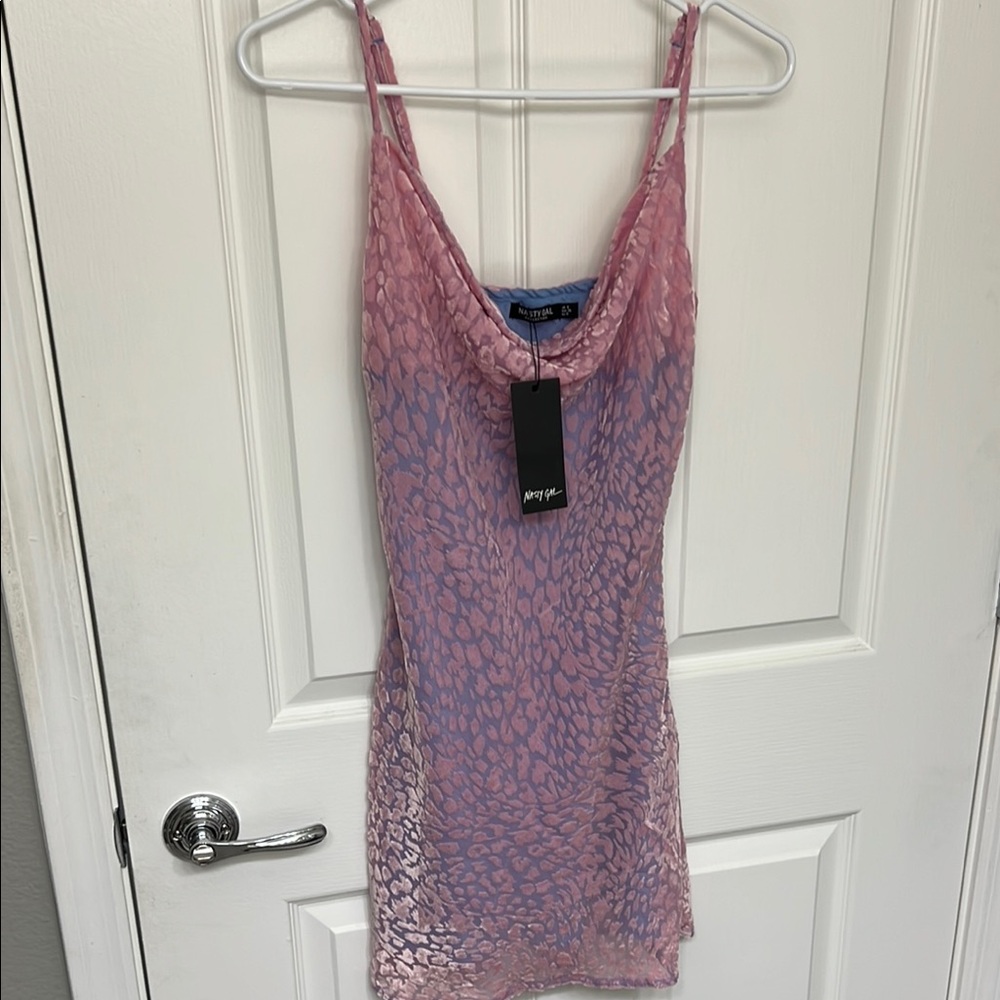 Nastygal Cheetah Print Mini Dress